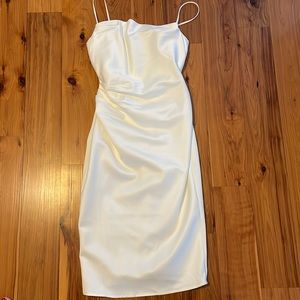 Ivory mid length house or CB dress, worn only once